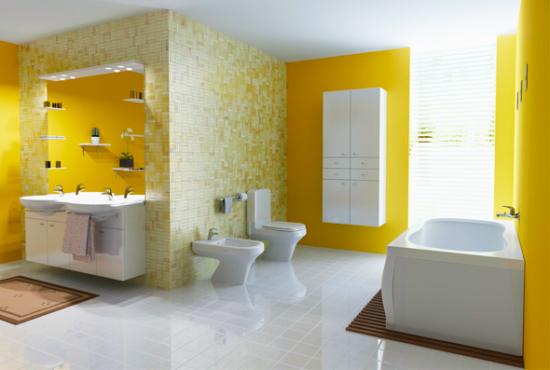 Banheiro amarelo - Laguna