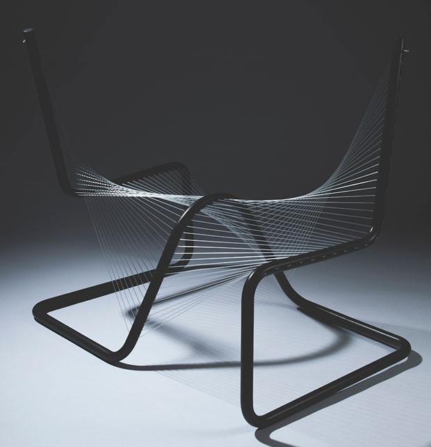 Cadeira inspirada em desenhos de Leonardo Da Vinci - Laguna