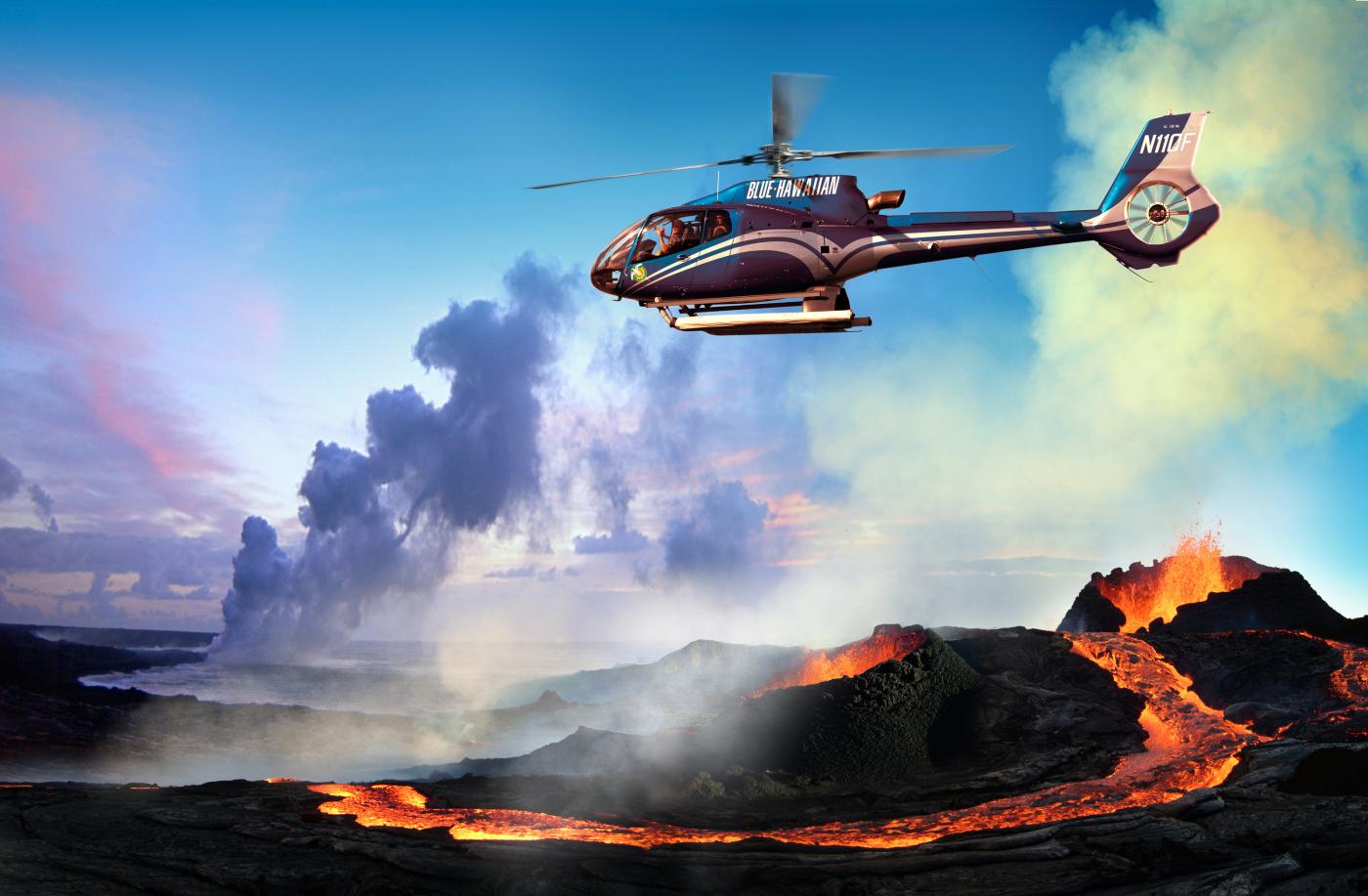 Kilauea passeio de helicóptero - Laguna
