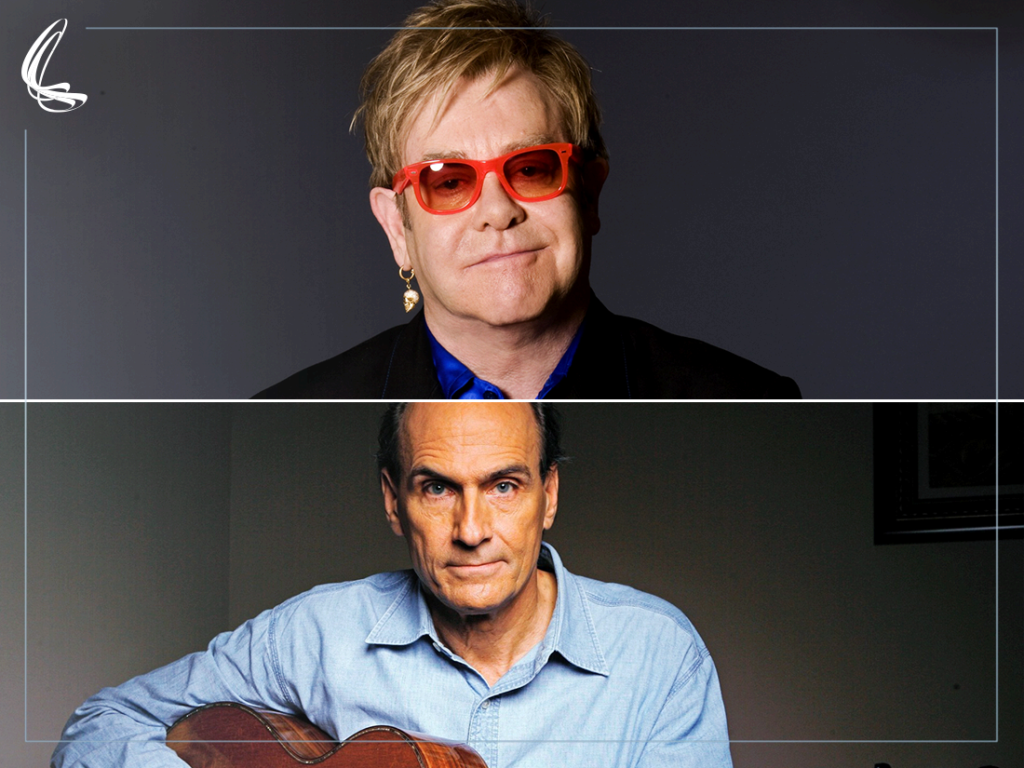 Elton John e James Taylor em Curitiba - Laguna