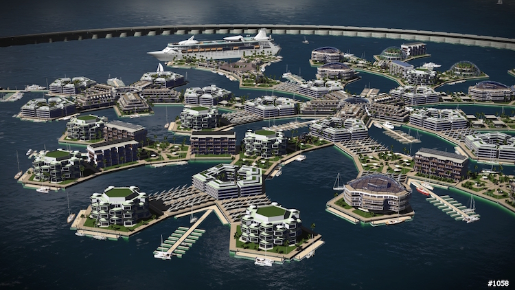Primeira cidade flutuante do mundo - Construtora Laguna
