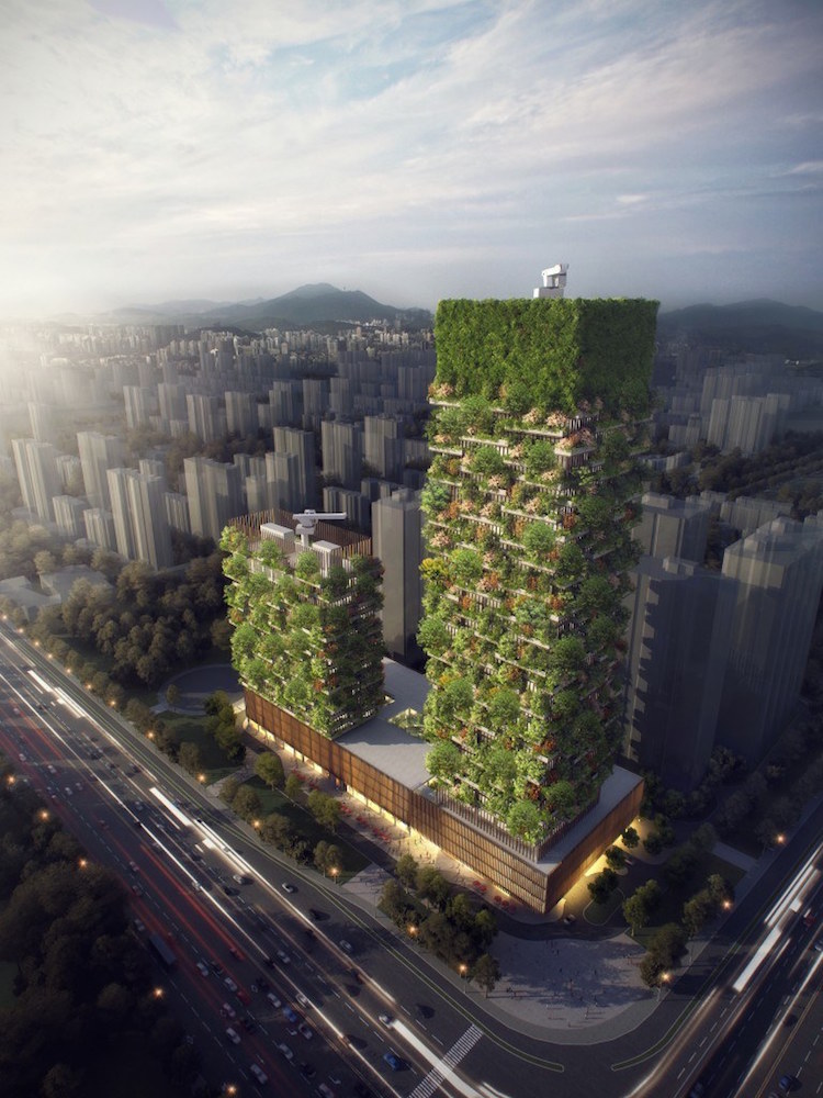 China planeja sua primeira floresta vertical - Construtora Laguna