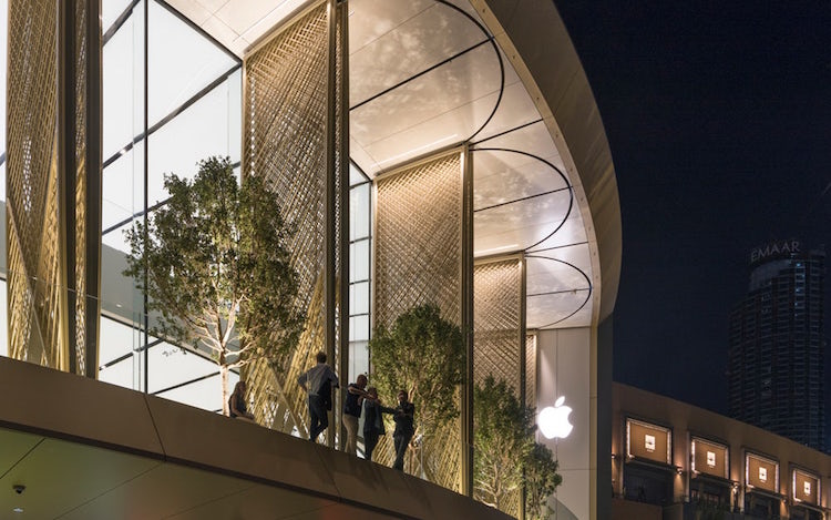 Design arrojado: conheça a nova loja da Apple, em Dubai - Construtora Laguna