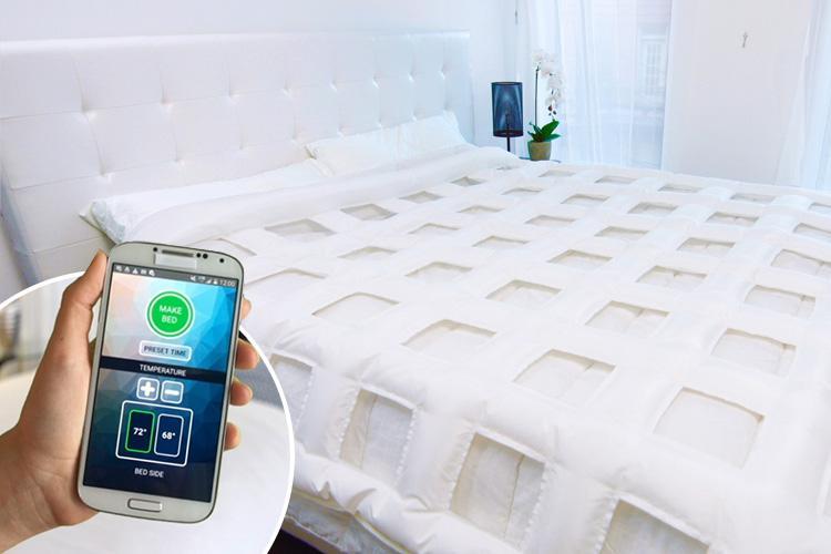 Edredom inteligente regula temperatura para cada lado da cama - Construtora Laguna