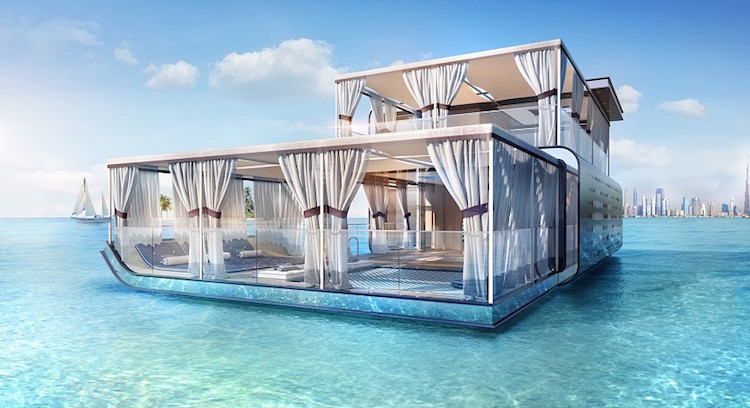 Casa submersa em Dubai - Construtora Laguna
