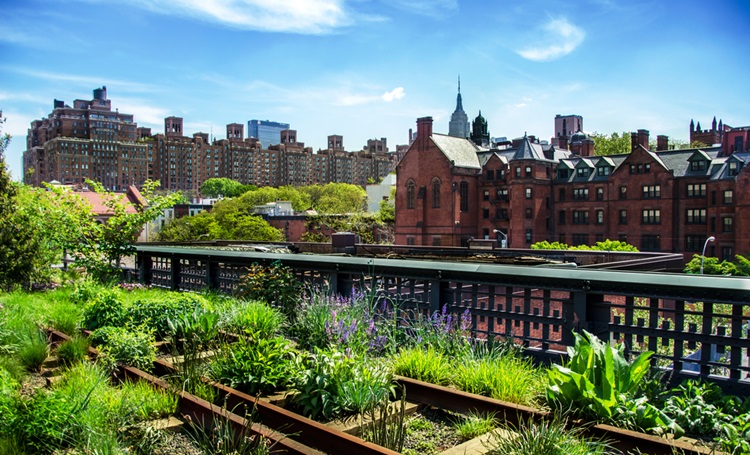 Parque High Line, em Nova Iorque, serviu como inspiração para o ROC Batel - Construtora Laguna