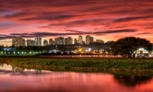 pôr do sol arque Barigui Curitiba - LAGUNA