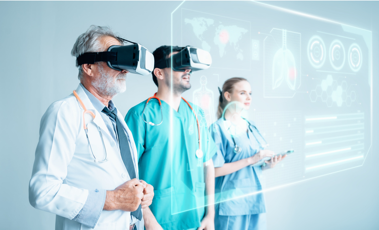 realidade virtual sendo usada em prol da medicina