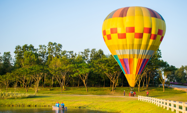 Viagem de balão